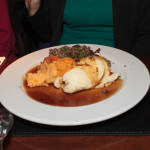 Haggis served at The George